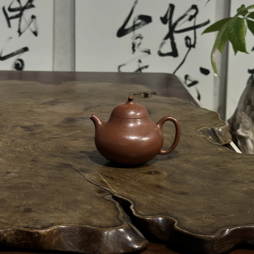 原矿紫砂茄瓜紫砂壶半手内推球控功夫茶茶具泡茶壶