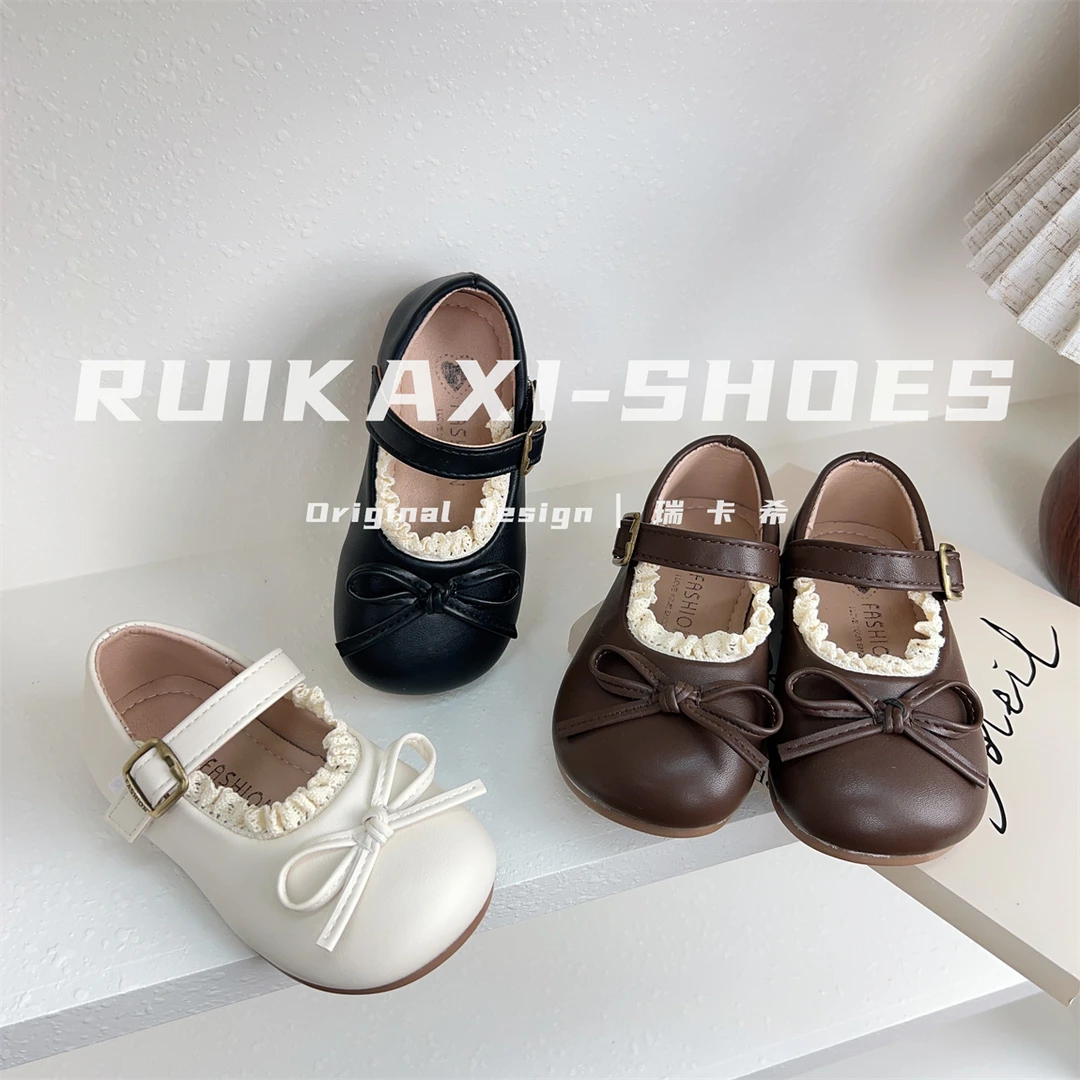 【瑞卡希】女童女宝宝新款春秋儿童公主鞋软底宝宝女宝小香风单鞋