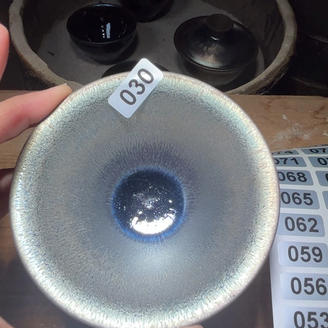 茶盏白*灵全手工原矿原釉建盏