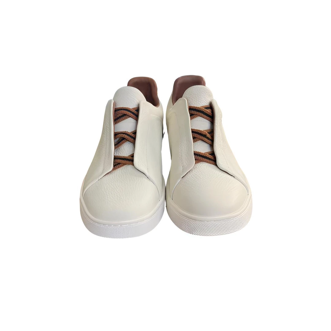 广州轻奢手工头层牛皮商务休闲男鞋户外运动板鞋