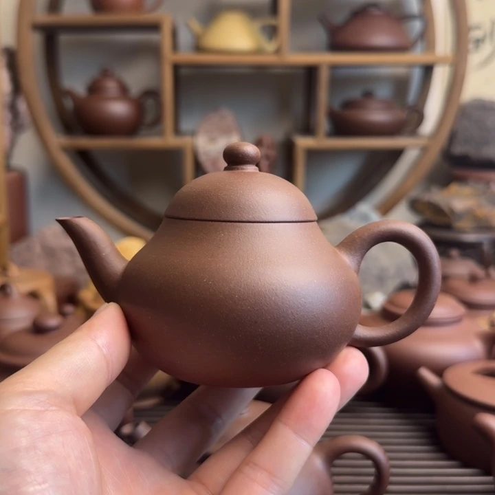 茶壶紫砂梨形200cc台西嫩底槽清