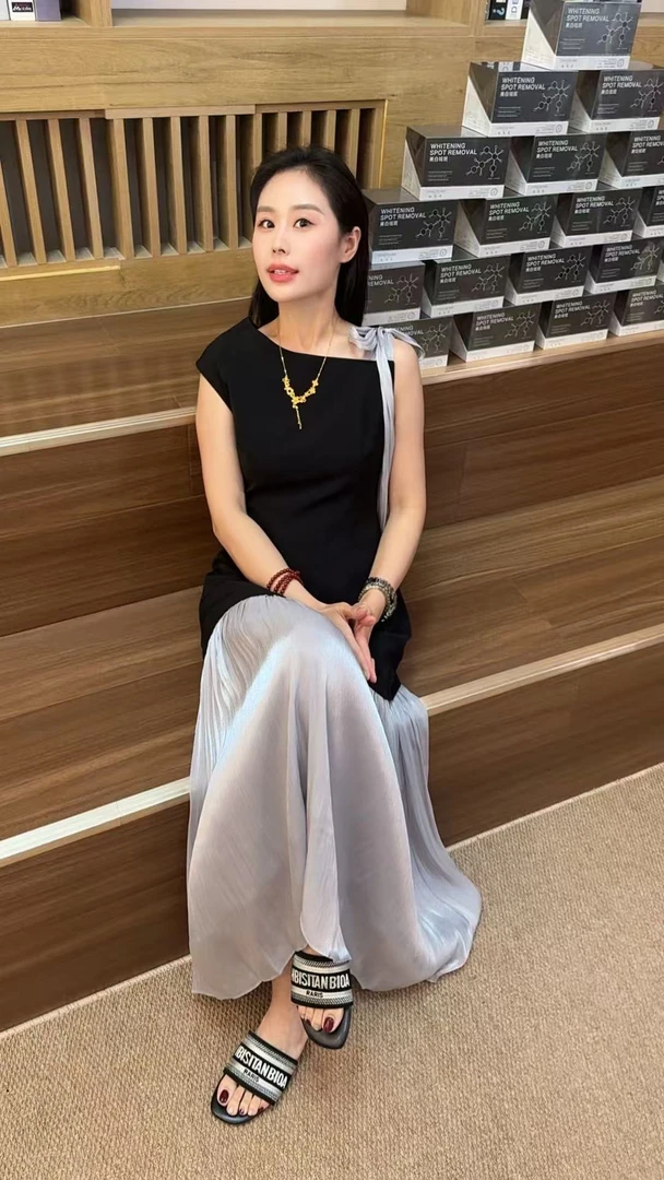 Miss Huo 千金拖鞋 C 黑色 2601