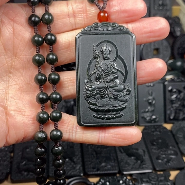 和田玉（青玉）未镶嵌颈饰