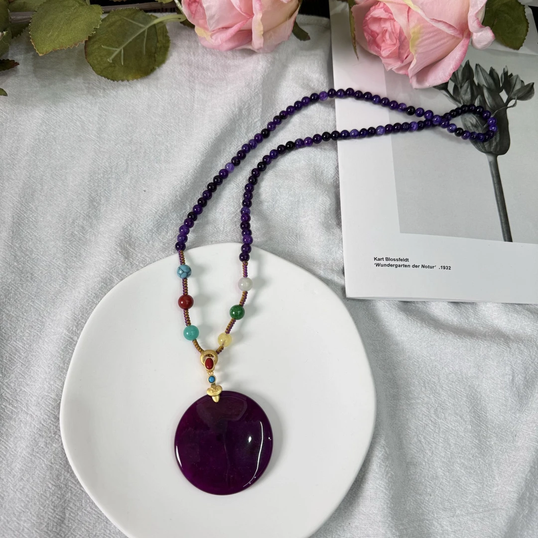 高定珠宝皇家紫项链YL934S0828