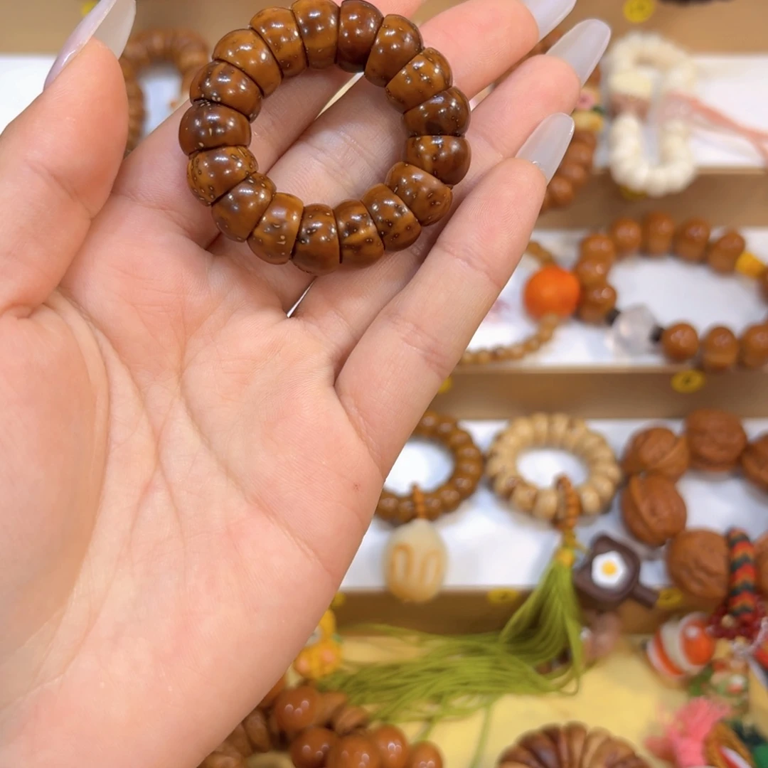 手串星月菩提紫金鼠碗素圈手捻