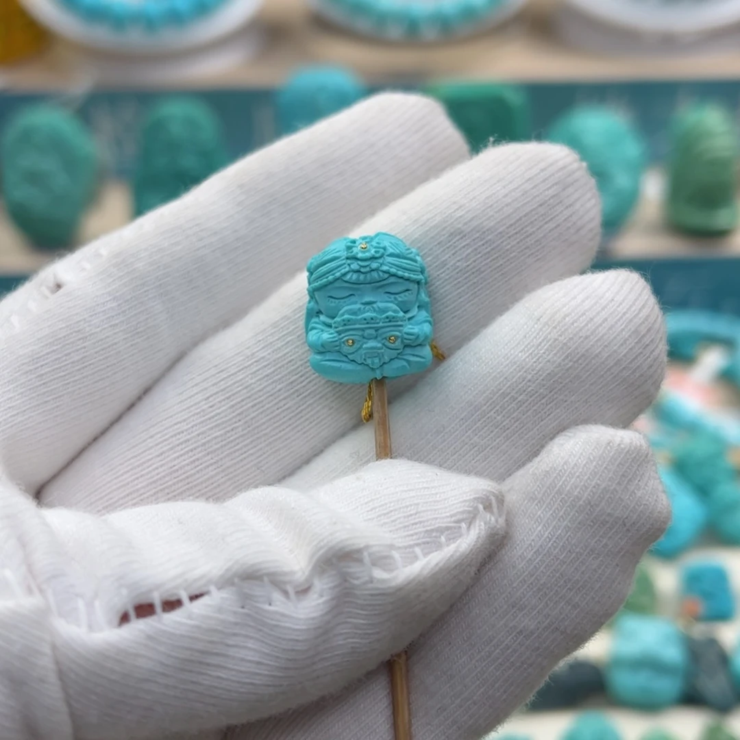 绿松石珠宝奇石未镶嵌