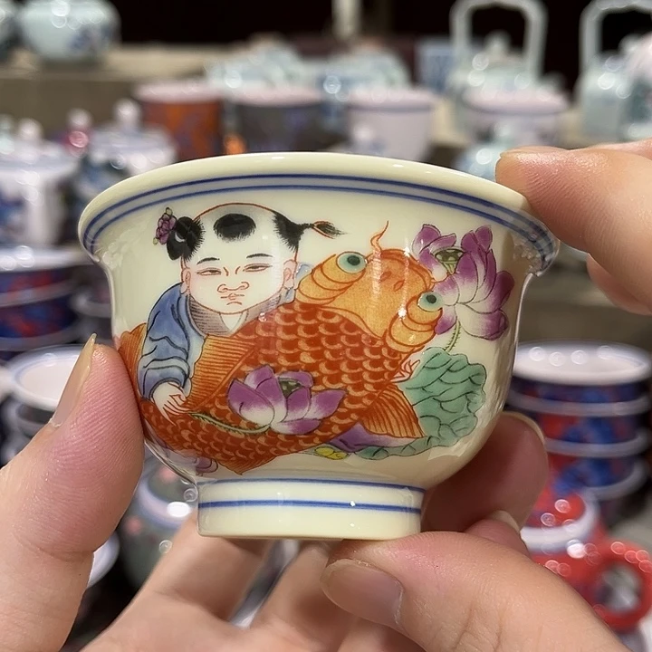 摆件///////景德镇陶瓷杯子。