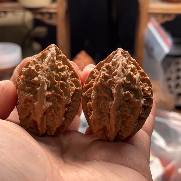 文玩核桃把件楸大胖87
