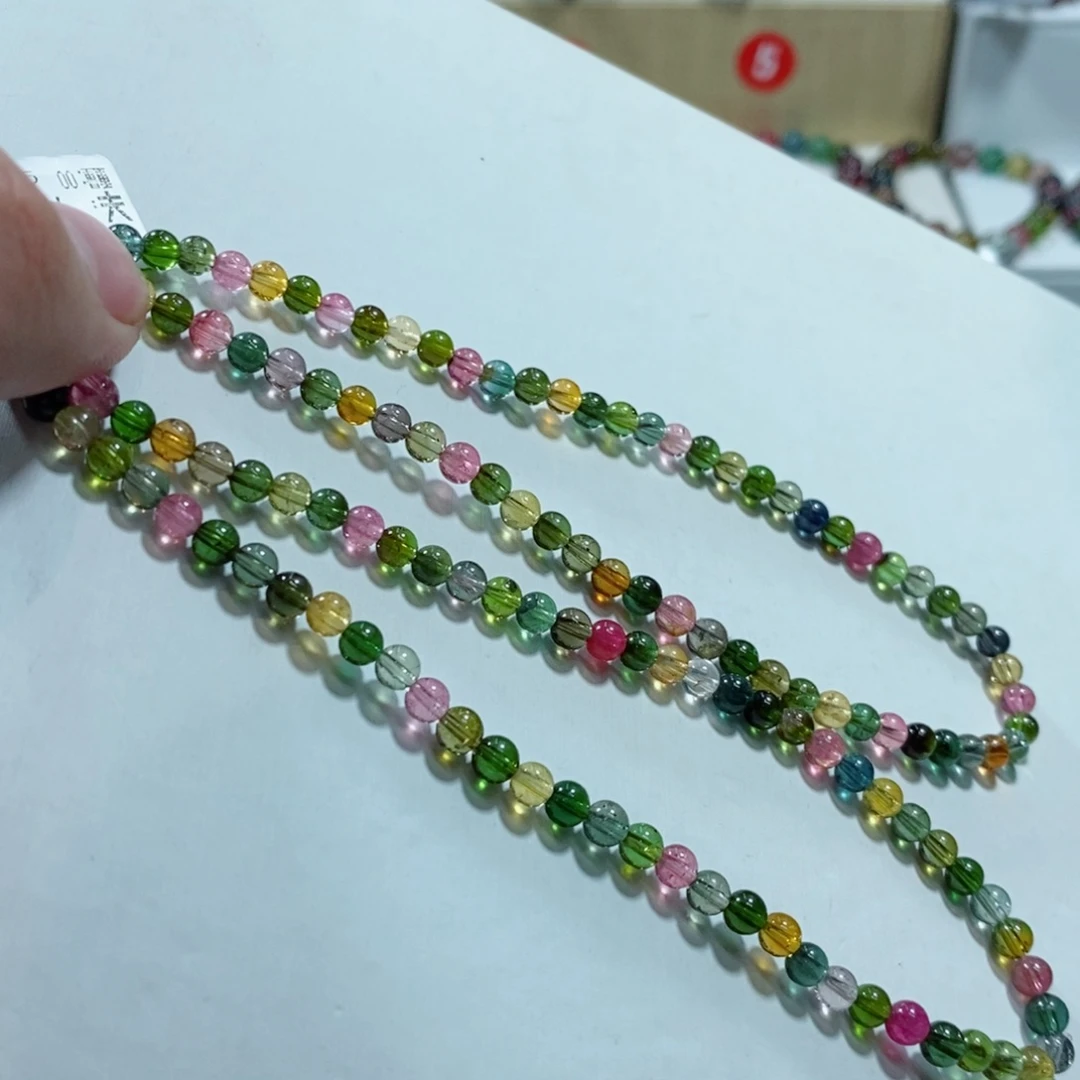 碧玺手链未镶嵌多样性发一条