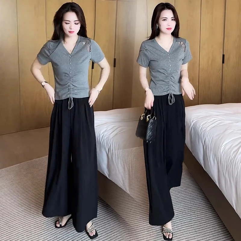 短袖t恤2025新款今年流行时尚百搭体恤夏款洋气显瘦女装上衣