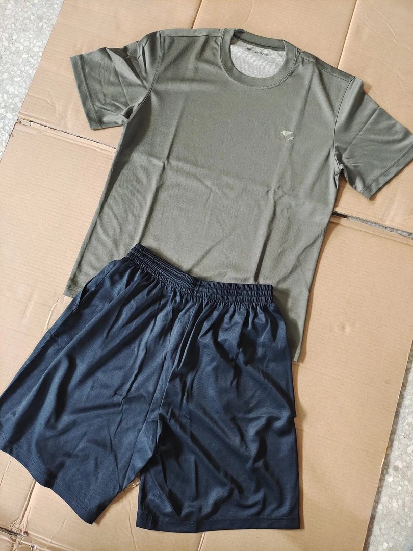 灰色体能服套装运动休闲体能服