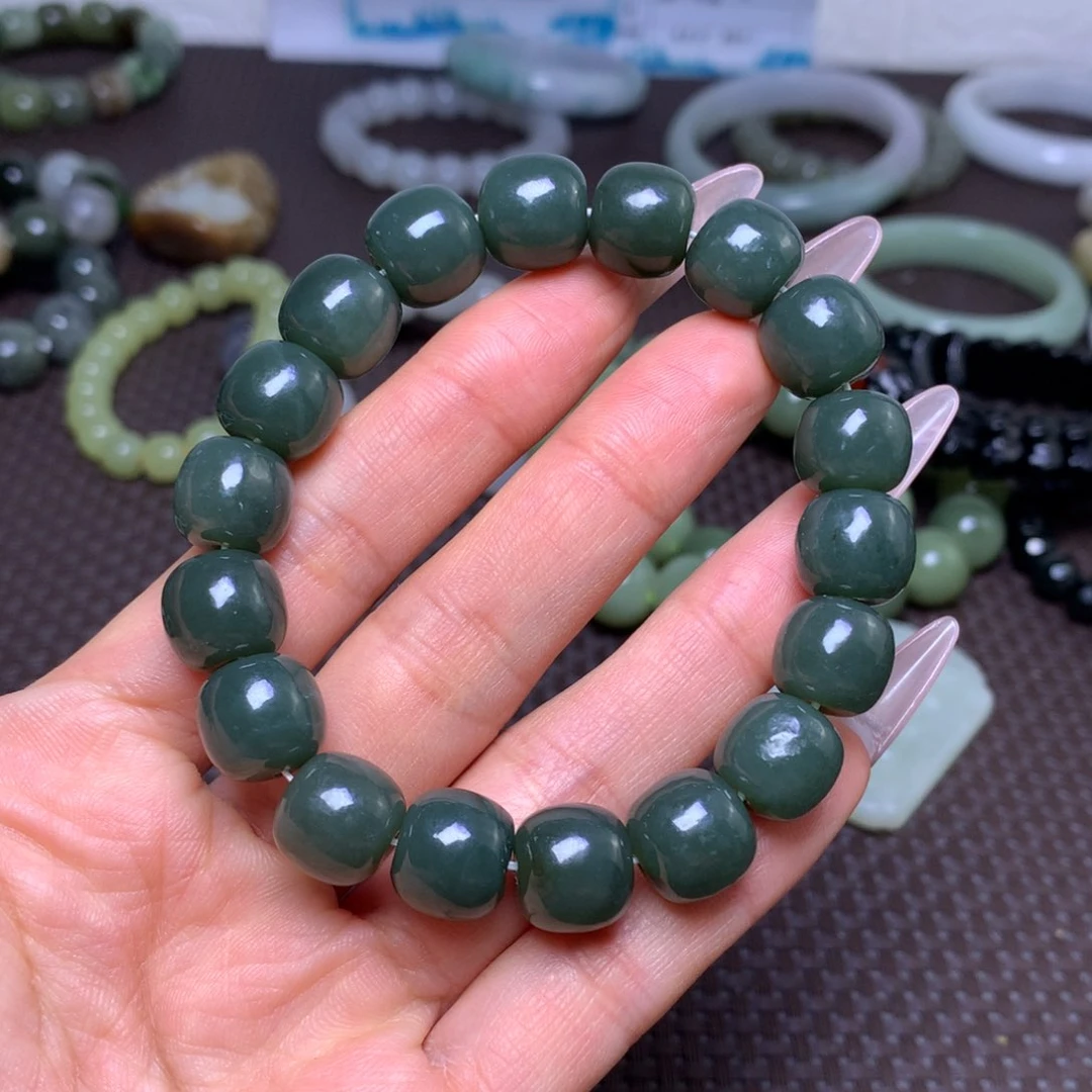 未镶嵌手串和田玉卡12