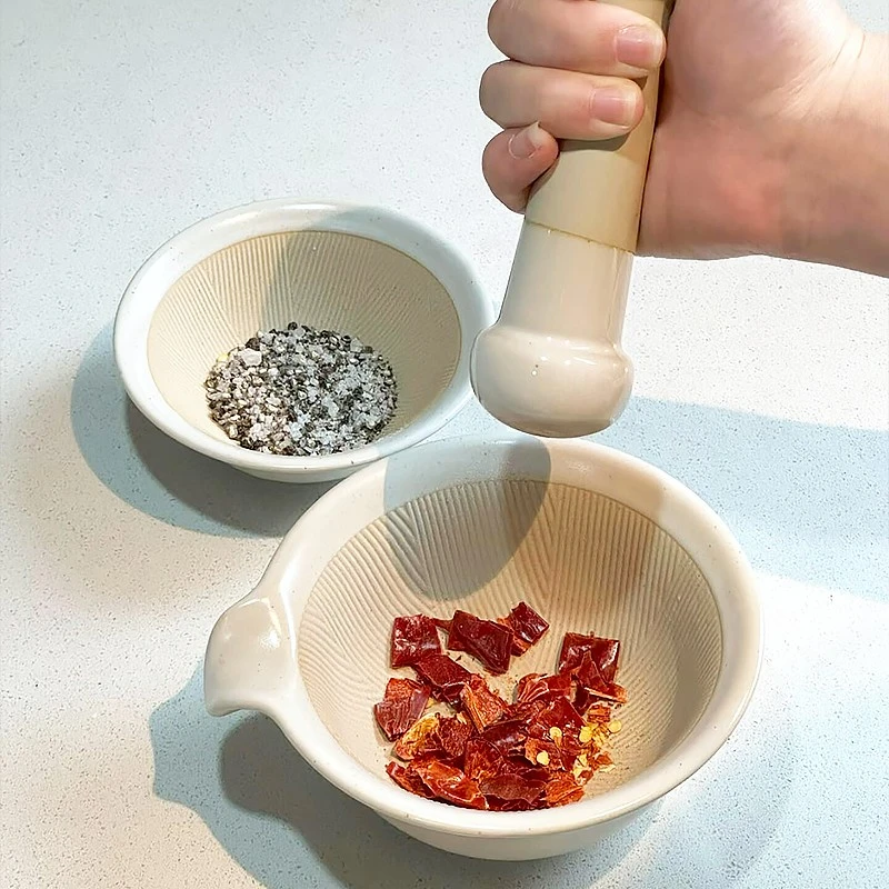 磨碗压蒜器石臼手动蒜泥神器家用高端日式陶瓷婴儿宝宝副食品工具