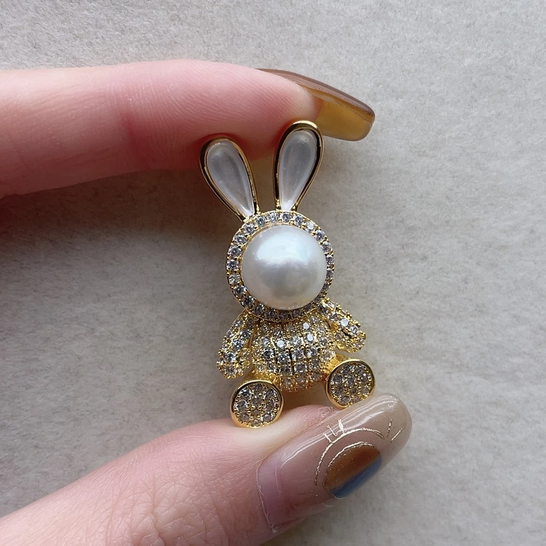 胸针14海水珍珠未镶嵌