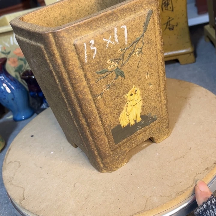 紫砂花盆紫砂花盆