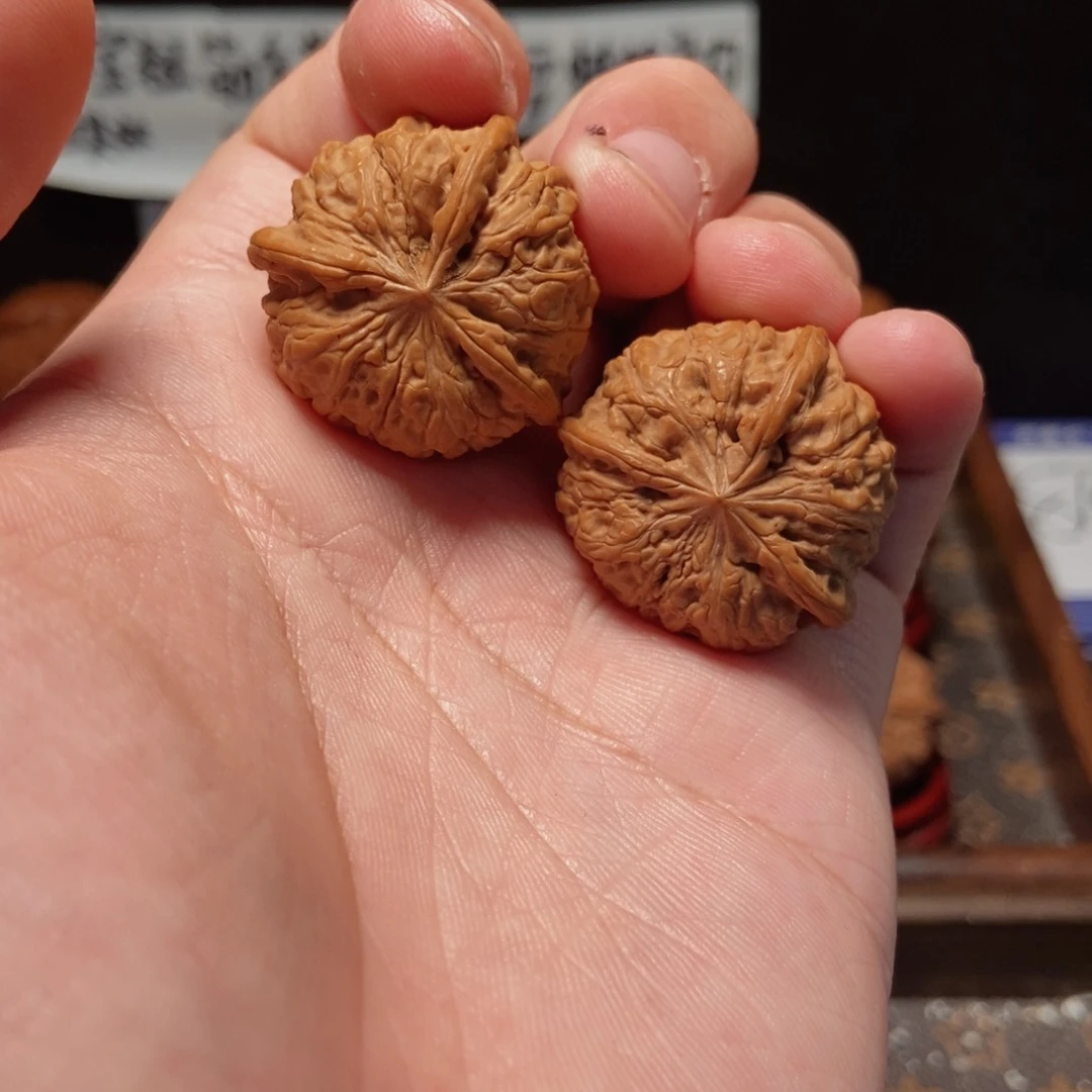 吊坠文玩核桃雨花石3麟31尺815