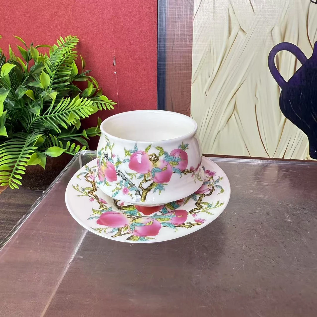 当代 蟠桃转转杯ZHZ262蓝色优雅