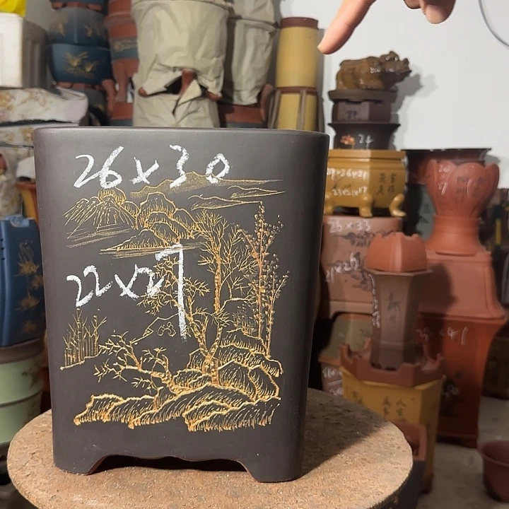紫砂花盆盆景盆盆景花盆
