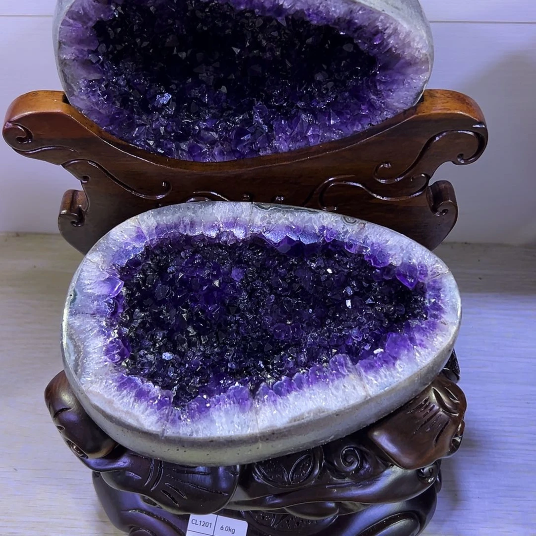 紫晶未镶嵌大型摆件（非配饰）