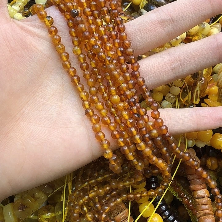 琥珀未镶嵌珠宝奇石