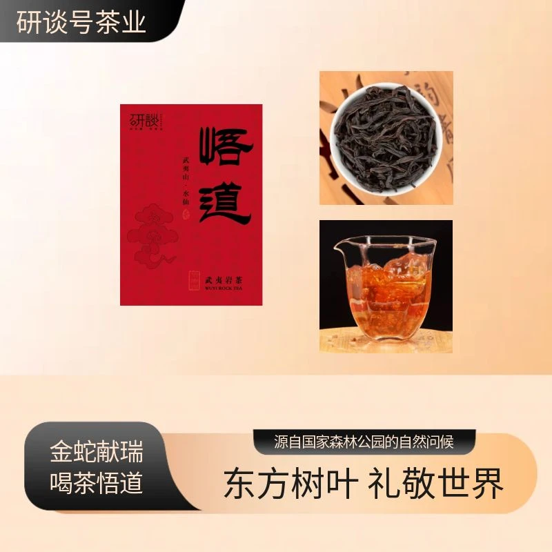 武夷岩茶悟道水仙茶礼盒装带手提袋