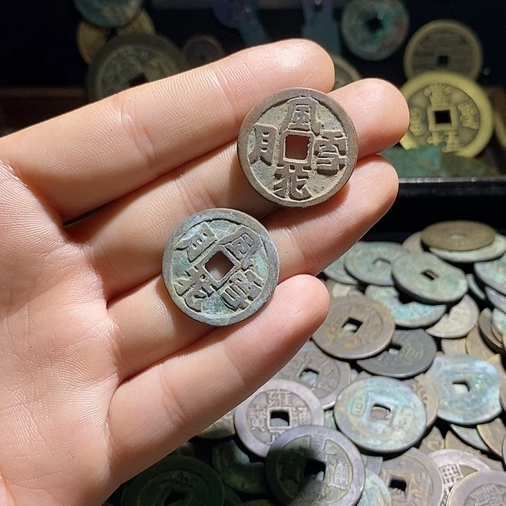 铜现代花钱工艺品工艺品