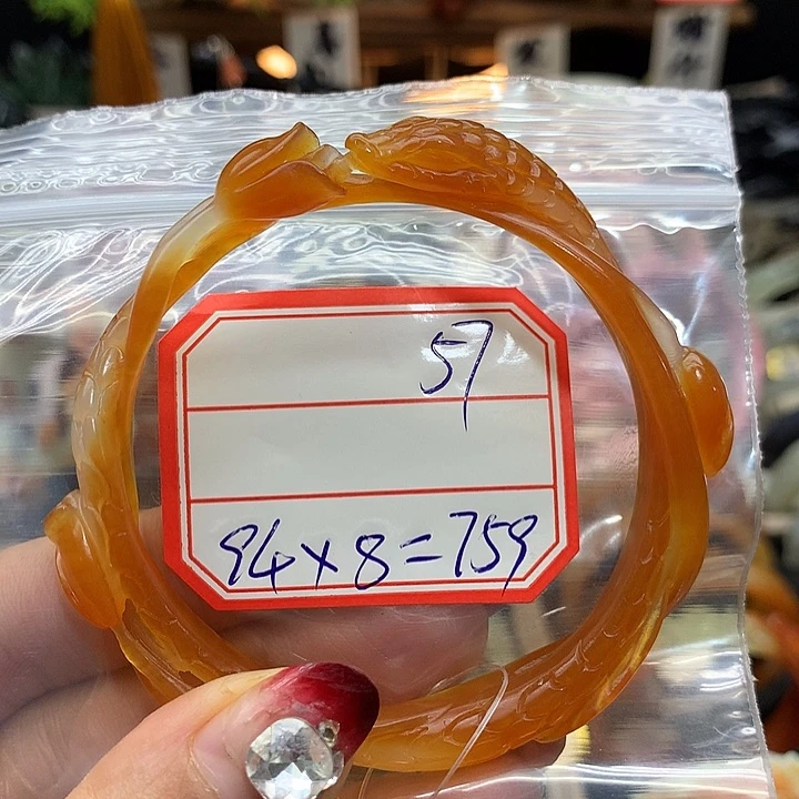 蛇纹石玉手镯未镶嵌一*口