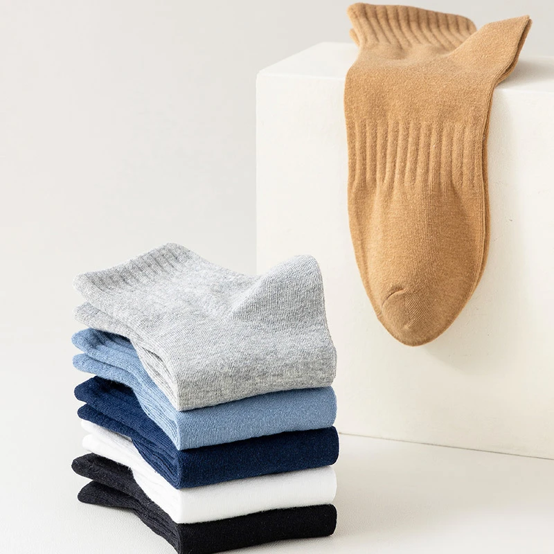 袜子男短袜春秋款纯棉防臭吸汗春夏季运动船袜男士夏季中短筒短袜