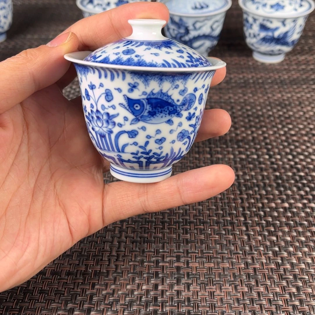 瓷片景德镇陶瓷杯子里