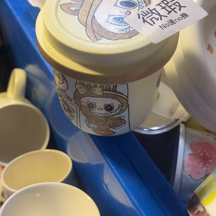 摆件陶不退不换卡通手绘