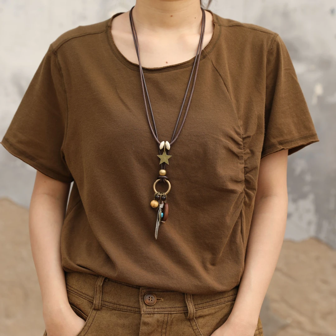 忆古朴拙241224-打邹小开叉短T