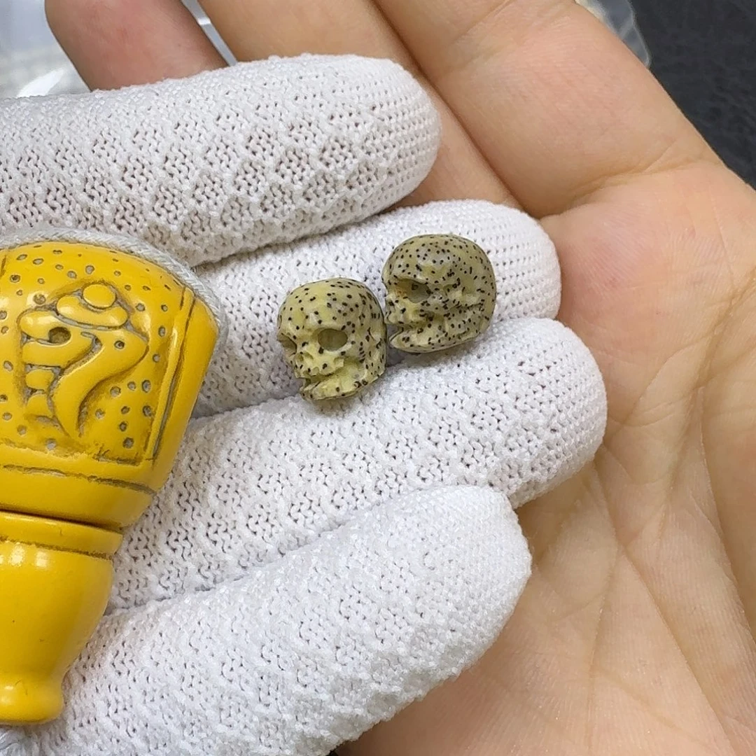 现***实手串星月菩提尸陀林雕刻一对儿