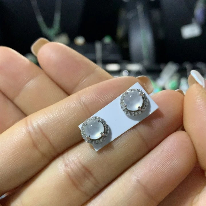 翡翠银S925镶嵌戒指