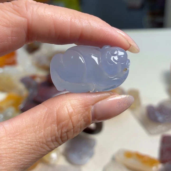 玛瑙/玉髓未镶嵌吊坠(不含链)