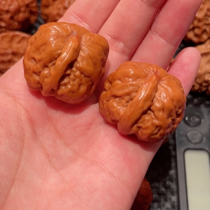 把件文玩核桃冯**人一帆风顺