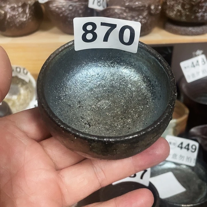 茶杯紫砂柴烧纯手工870