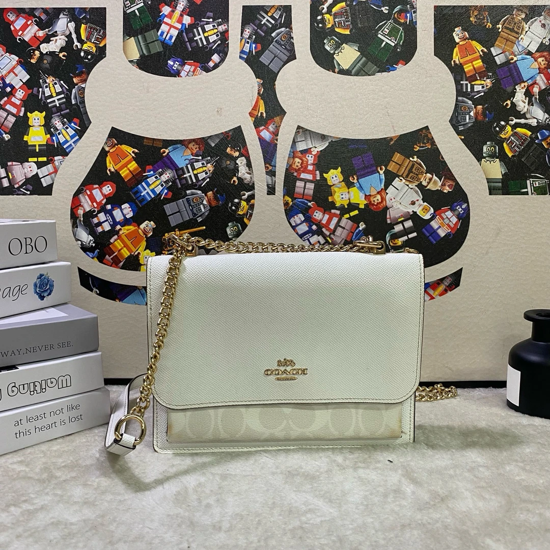 95新 COACH/蔻驰 21365斜挎包22*16