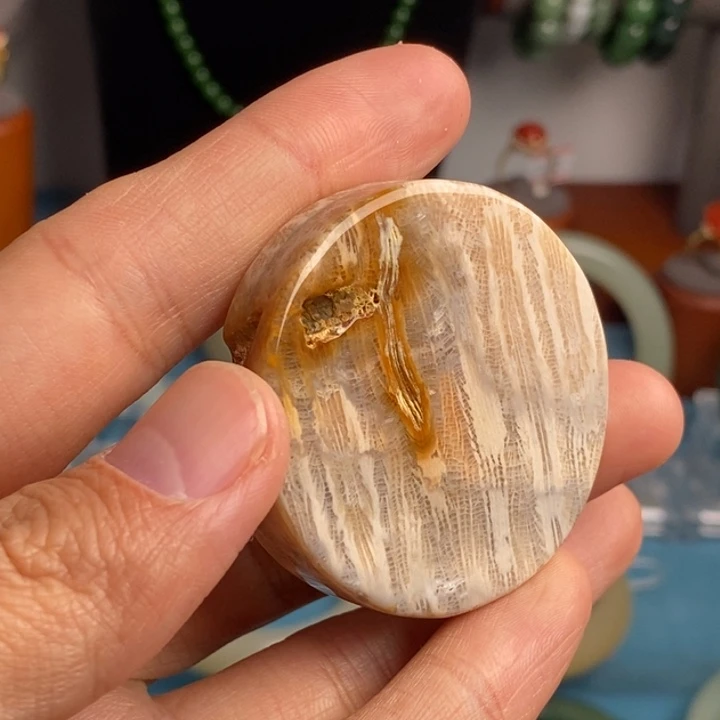 硅化玉未镶嵌珠宝奇石