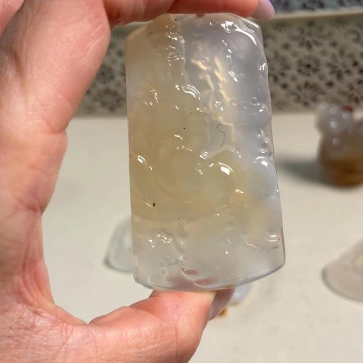 玛瑙/玉髓未镶嵌吊坠(不含链)