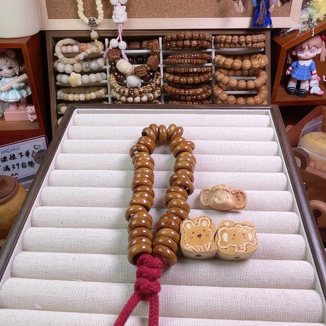 紫金鼠吊坠紫金鼠甜甜圈 葫芦磁吸配件