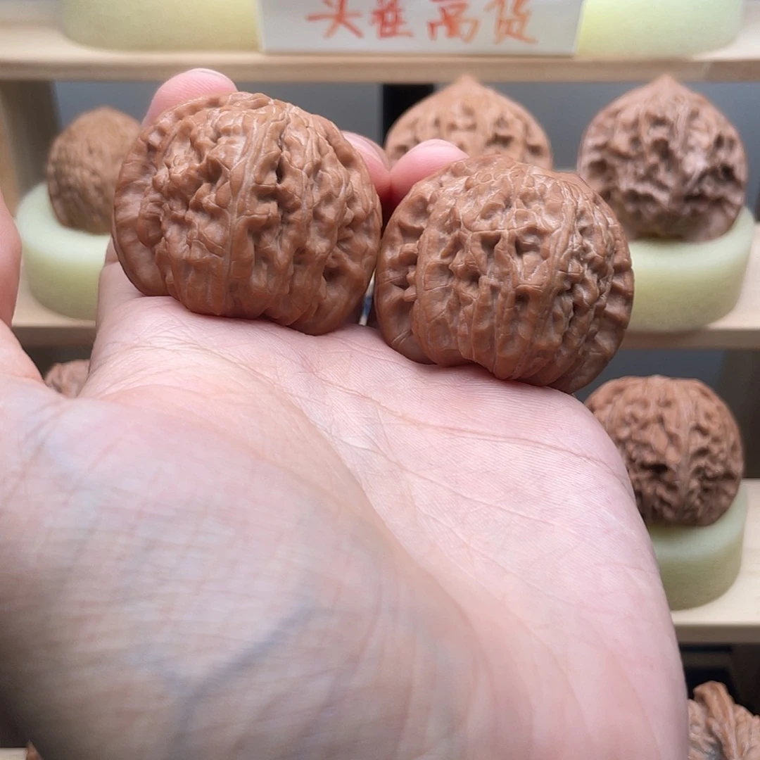吊坠文玩核桃刘*平42全品白狮子
