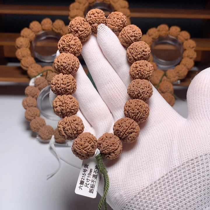 金刚菩提吊坠格**格19超头六魁瓣王满肉