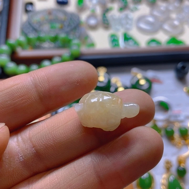 翡翠颈饰未镶嵌小龟