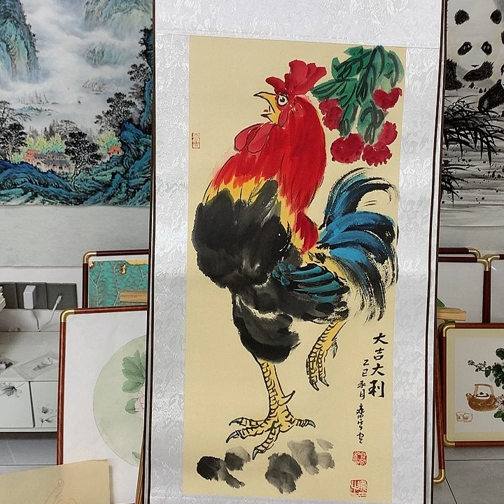 国画众*公鸡111111111