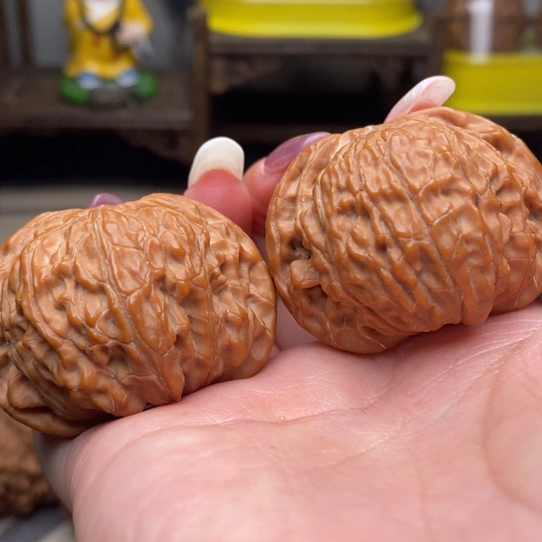 文玩核桃把件赵*磨盘43 S19号