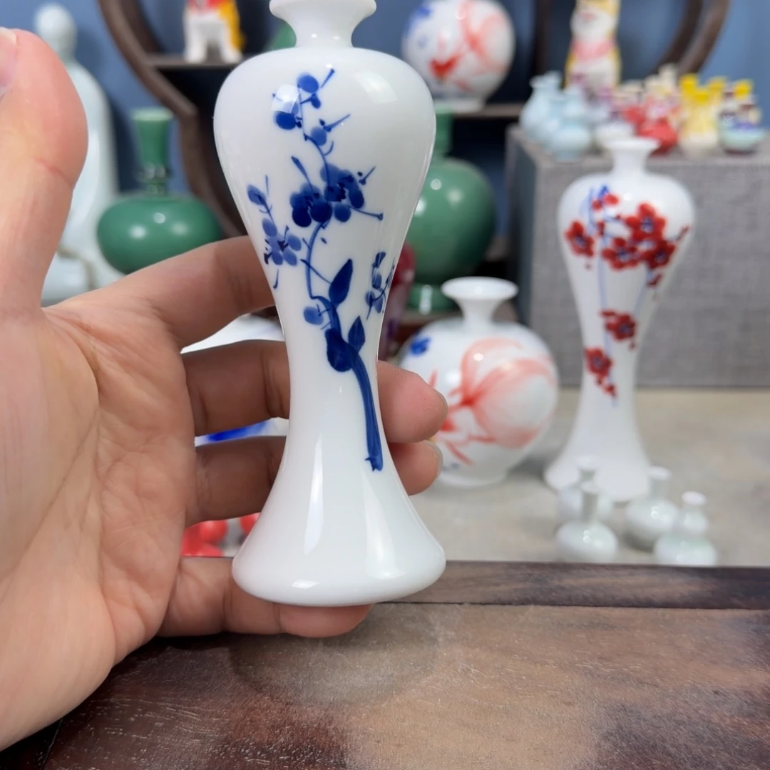 陶瓷手工小花器摆件