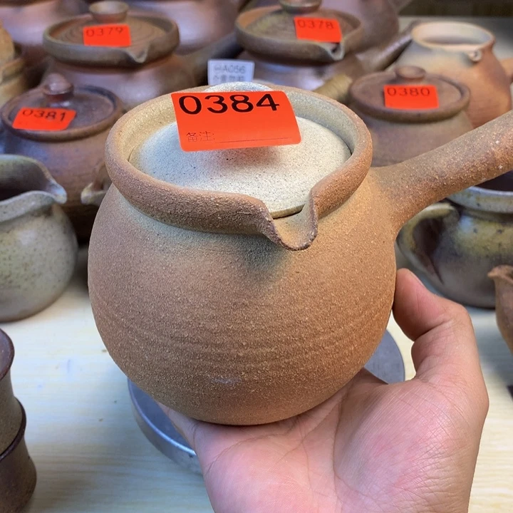 半***莉云南手工柴烧烤茶罐700毫升左右