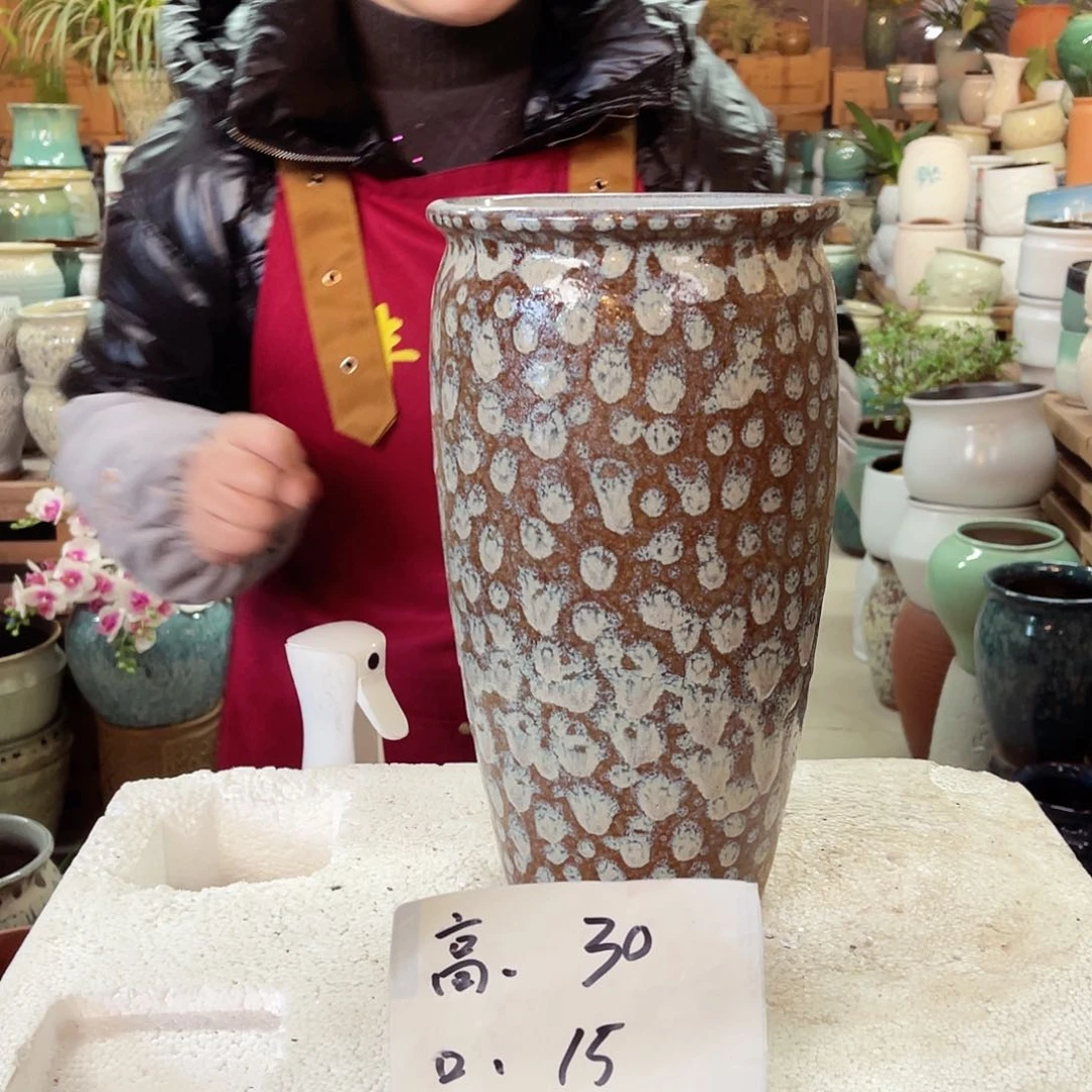 紫砂花盆高度30口径15