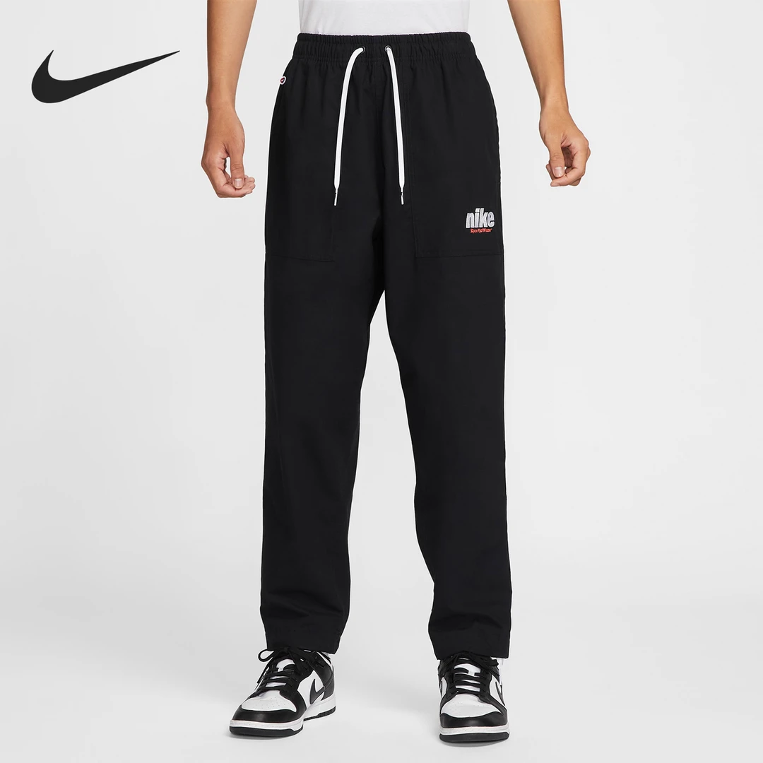 Nike/耐克正品2024新款男士系带宽松透气运动长裤HQ1572-010