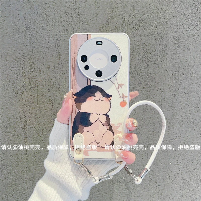 （华为Mate60系列）金属漆皮纹适用华为Mate60/Mate60Pro手机壳保护